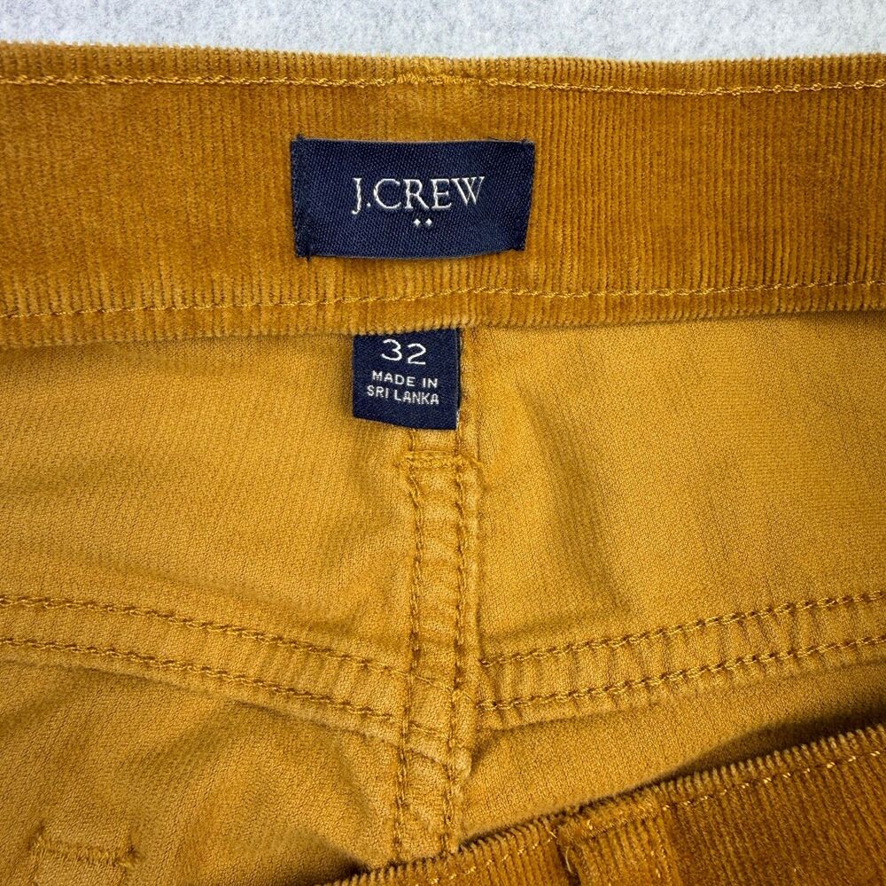 J Crew Corduroy Pants Womens 32x26 Brown Slim Straight Stretch Casual - Picture 2 of 11